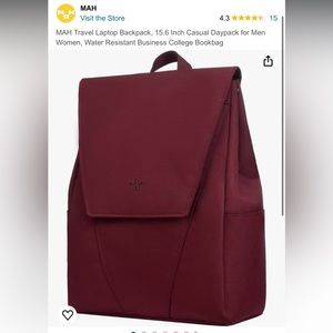 MAH Maroon Backpack